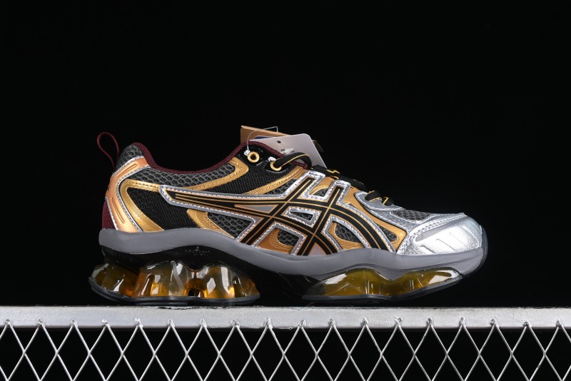 Asics Gel-Quantum Kinetic Retro Casual Sneakers with Thick Sole and Height Increase - 1203A270-021