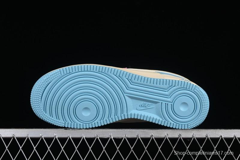 Nike Air Force 1 '07 Low Custom Casual Sneakers with Full-Length Honeycomb Air Cushion - XL2312-555