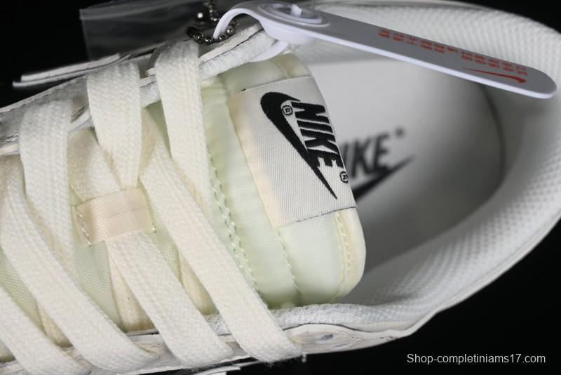 Nike SB Dunk Low LV Collaboration - Elegant Black White Night Light Anniversary High-End Custom Low-Top Casual Sneakers BB8766-208