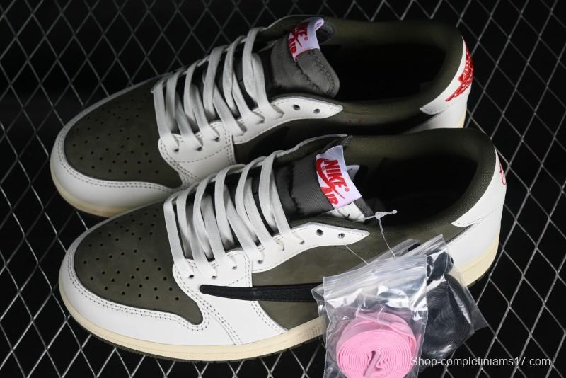 Nike Travis Scott x Air Jordan 1 Low OG Retro Sneakers DM7866-200