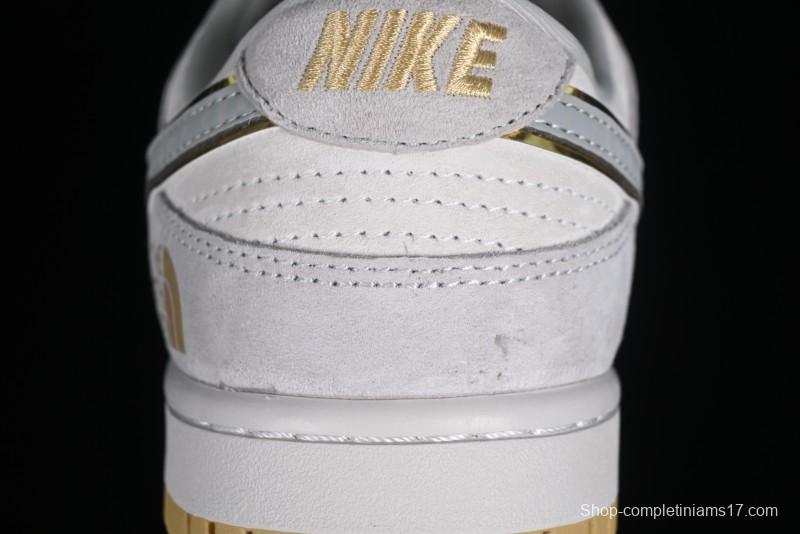 Nike Dunk Low The North Face CDG Collaboration - Gold SB Low Top Skate Shoes - DQ1098-337