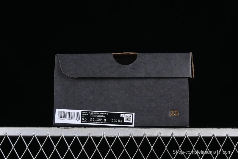 Nike Air Jordan 1 Low Golf Shoes Black Toe - DD9315-113