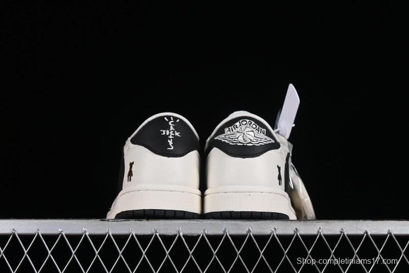 Nike Air Jordan 1 Low OG SP Travis Scott x Fragment Design Collaboration Sneakers - SJ2068-002