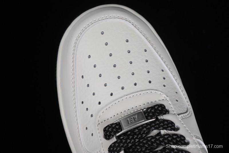 Supreme x Nike Air Force 1 '07 Low Casual Skate Shoes with Zoom Air Cushion - HD1968-009