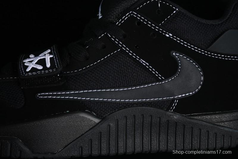 Nike Travis Scott x Jordan Cut The Check AJ1 Basketball Shoes with Velcro Strap - DR9317-001