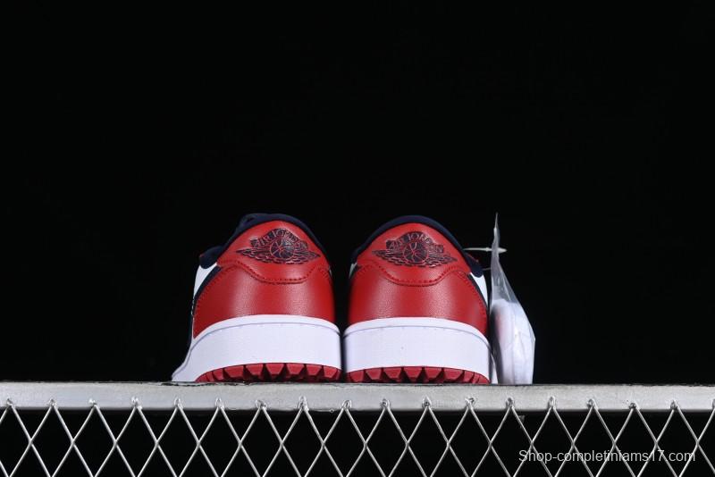 Nike Air Jordan 1 Low Golf Shoes Black Toe - DD9315-113