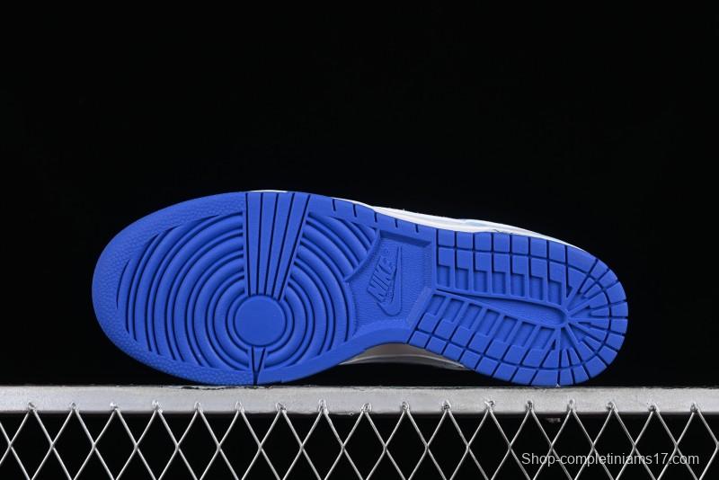 Nike Dunk Low Winter is Here Minimalist White Blue SB Lace-Up Low-Top Casual Skate Shoes - DV0831-104