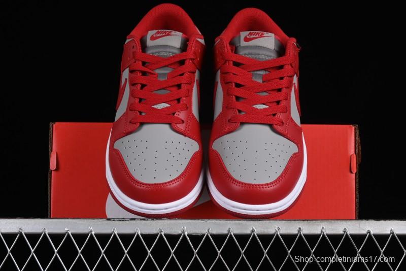 Nike SB Dunk Low Grey Red Colorway Low-Top Casual Skateboarding Shoes - CW1590-0002