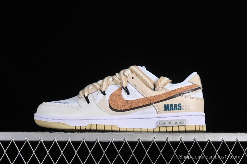 Nike Dunk Low Panda Prank Universe Exploration - Star Exploration Mocha SB Strap Low-top Casual Skate Shoes - DV0833-100