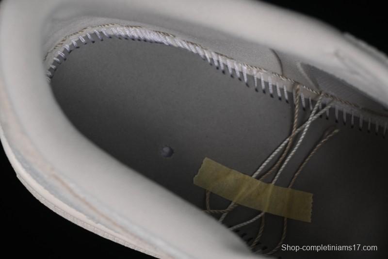 Nike CP3 x Air Jordan 1 Low AJ1 Floral Embossed White Casual Sneakers - FZ0455-200