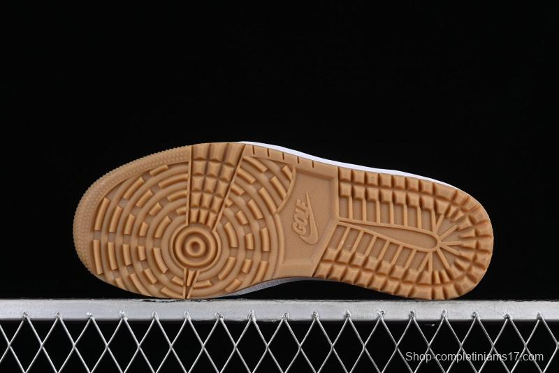 Nike Air Jordan 1 Low Golf Shoes Black Snake Pattern - DD9315-005