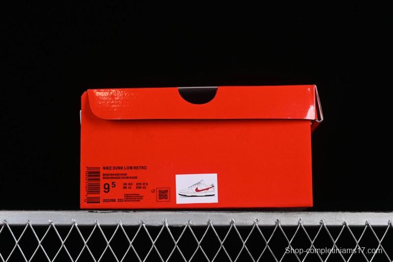 Supreme x Nike SB Dunk Low Casual Skate Shoes with Zoom Air Cushion - DQ1098-333