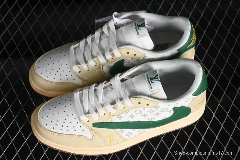 Nike Air Jordan 1 Low OG SP Travis Scott x Fragment Design Collaboration Sneakers - LX1988-300