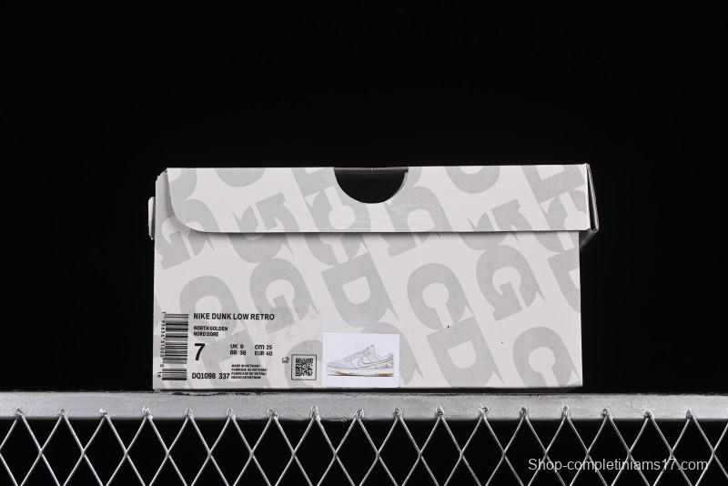 Nike Dunk Low The North Face CDG Collaboration - Gold SB Low Top Skate Shoes - DQ1098-337