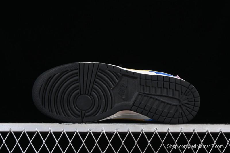 Nike SB Dunk Low Power Rangers Triceratops Colorway Low-Top Casual Skateboarding Shoes - ZZ1998-007