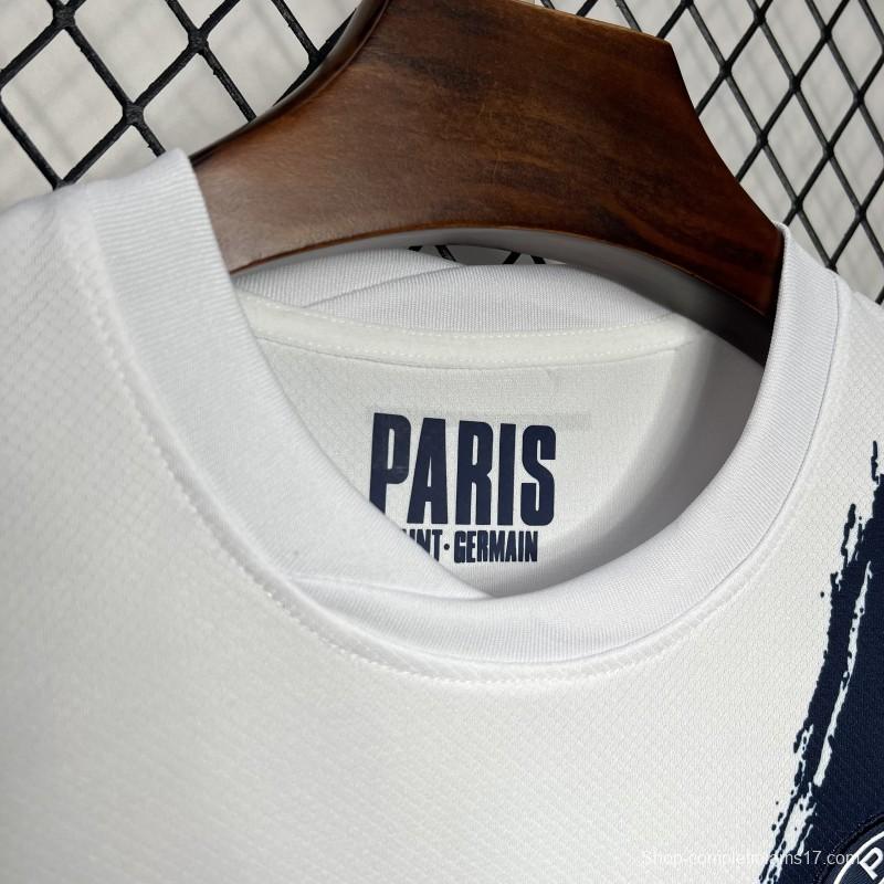 24/25 PSG Away White Jersey