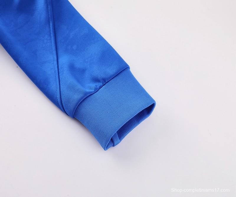 24/25 Barcelona Blue Full Zipper Jacket +Long Pants