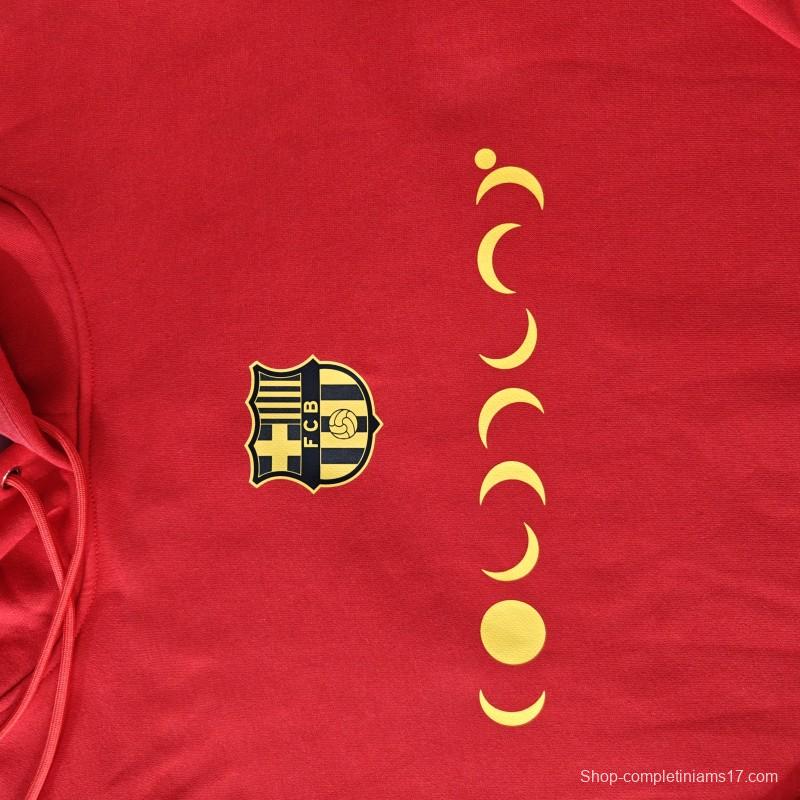 24/25 Barcelona x Coldplay Black/Navy/Red Hoodie
