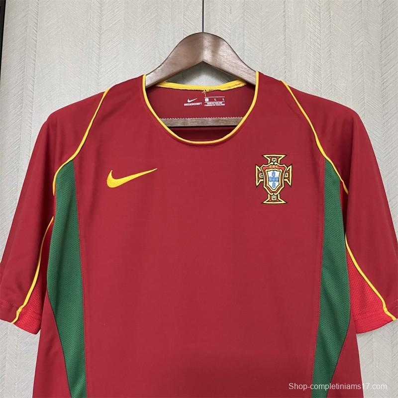 2002 Retro Portugal Home Jersey