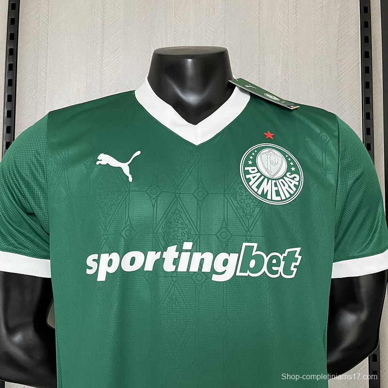 25/26 Player Version Edition Palmeiras Home S-XXXXL