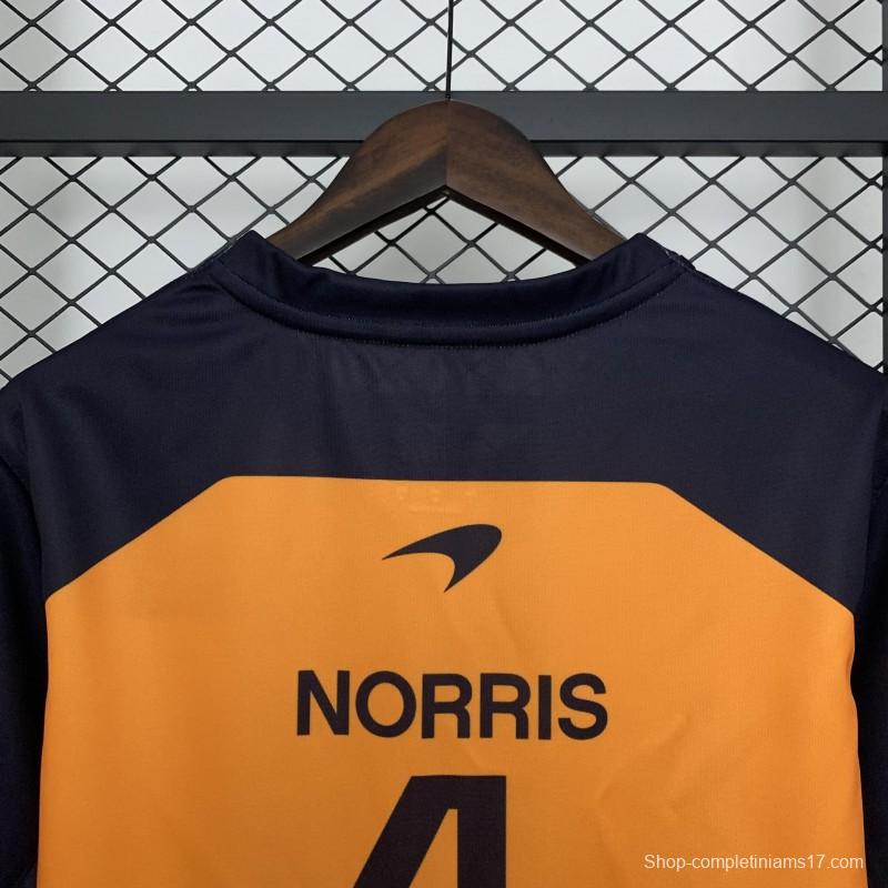 2025 Polo F1 Formula Orange Mclaren Norris Jersey