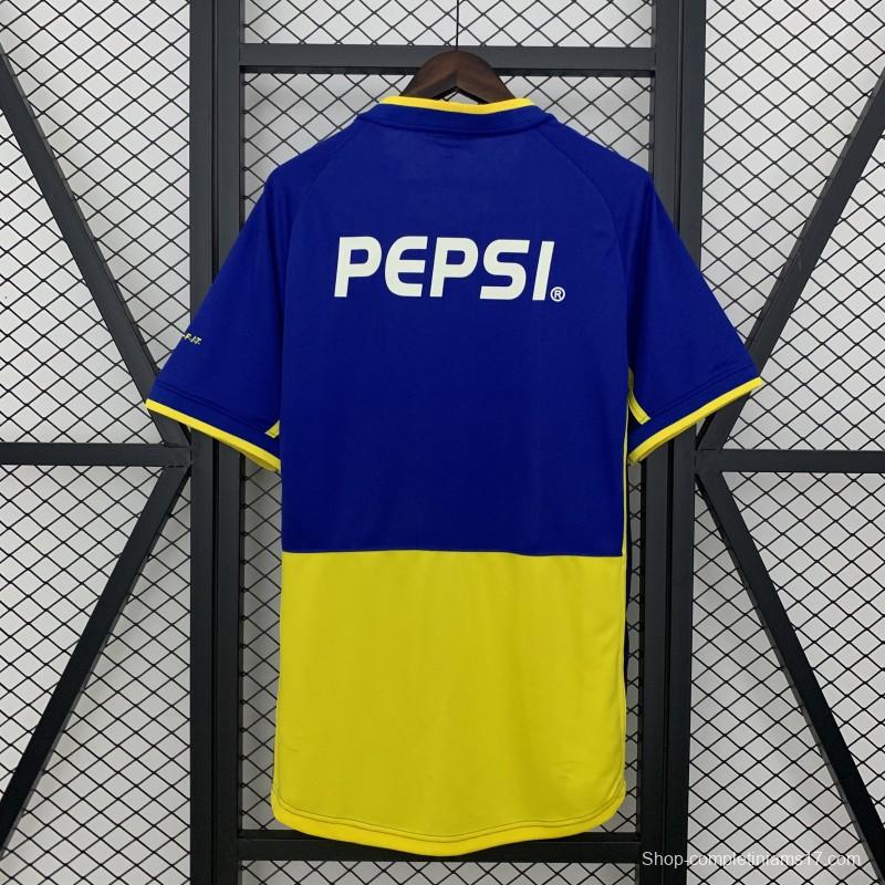 02/03 Retro Boca Juniors Home Jersey