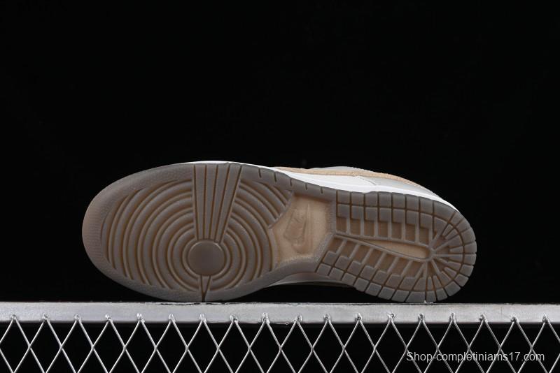 Nike Dunk Low SB Casual Sneakers in Light Grey/Khaki - FJ4188-001