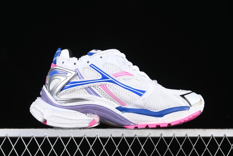 Balenciaga Runner Kith Four Color Retro Casual Sneakers - W3RMU9554