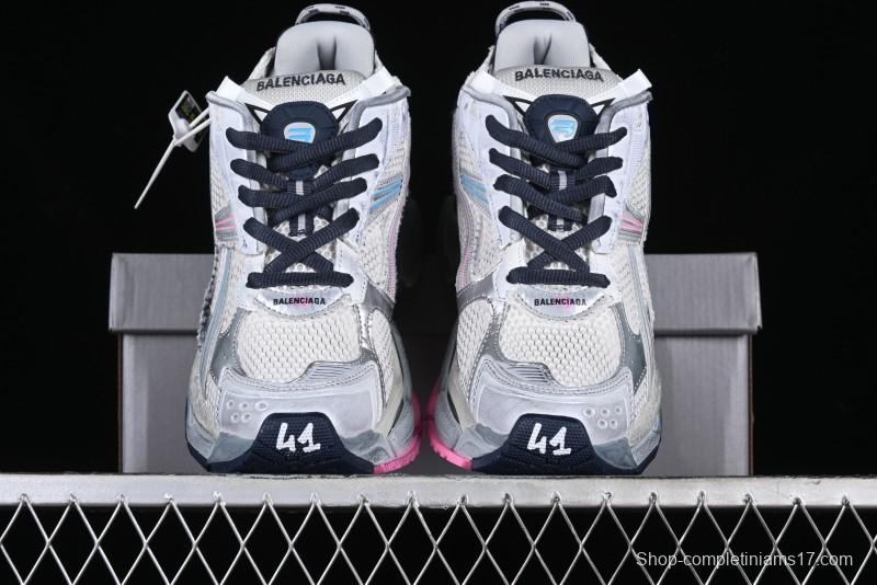 Balenciaga Runner Kith Four Color Retro Casual Sneakers - W3RMU9154