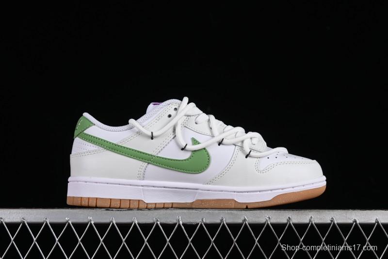Nike Dunk Low SB Casual Sneakers Spring Summer Series Green Grape Camellia White Green - FD9922-151