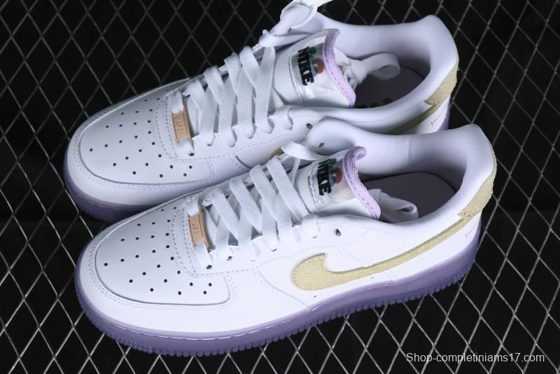 Nike Air Force 1 '07 Low Casual Sneakers with Full-Length Air Cushion - HF5719-139