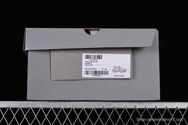 Balenciaga Runner Kith Four Color Retro Casual Sneakers - W3RXP9260