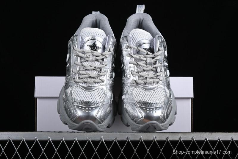 Dior Chrono Round Toe Lace-Up Lifestyle Casual Running Sneakers - 59K GREY