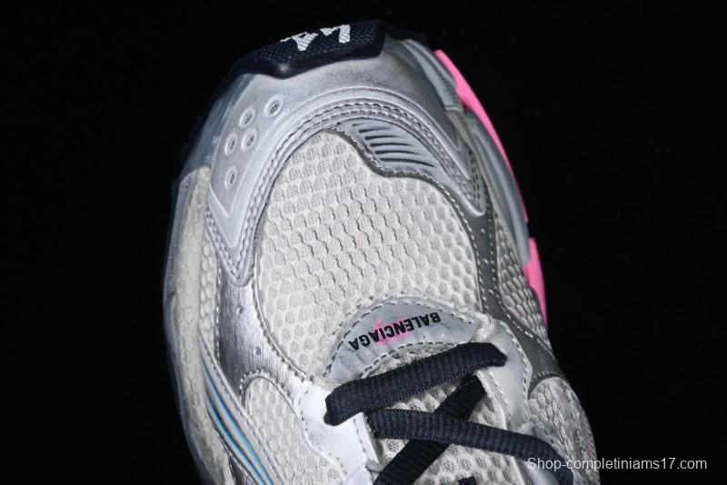 Balenciaga Runner Kith Four Color Retro Casual Sneakers - W3RMU9154