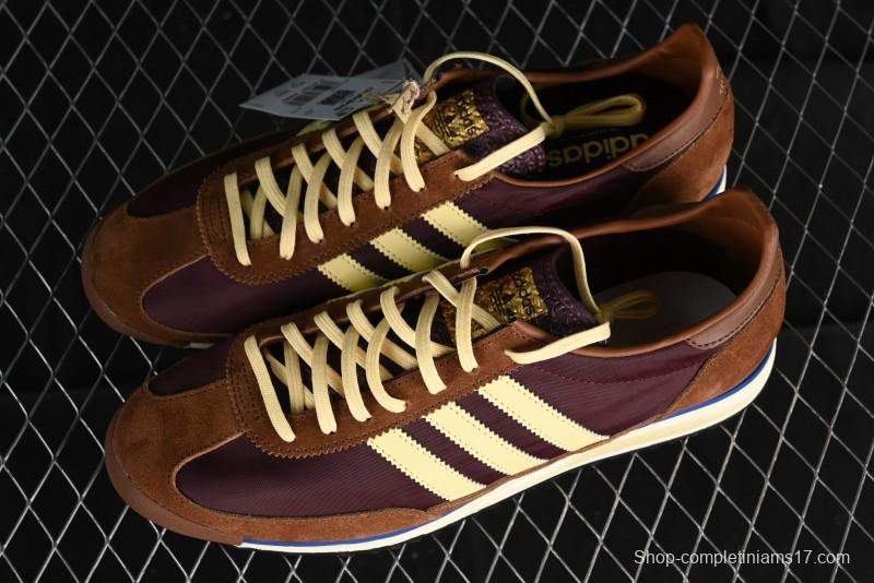 Adidas Originals SL 72 Retro Running Shoes with Ecotex Tongue and EVA Midsole - IE3425