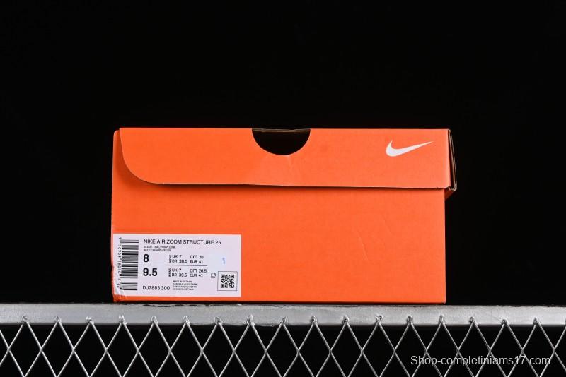 Nike Air Zoom Structure 25 Cushioned Anti-Slip Comfort Running Shoes - DJ7883-300