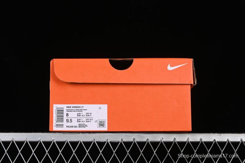 Nike Air Zoom Vomero 17 Summer 2024 Cushioned Casual Running Shoes with Zoom Air Unit - FB1309-001