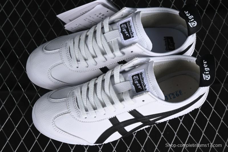 Onitsuka Tiger Mexico 66 Low-Top Leather Sneakers for Casual Running - D508K-0190