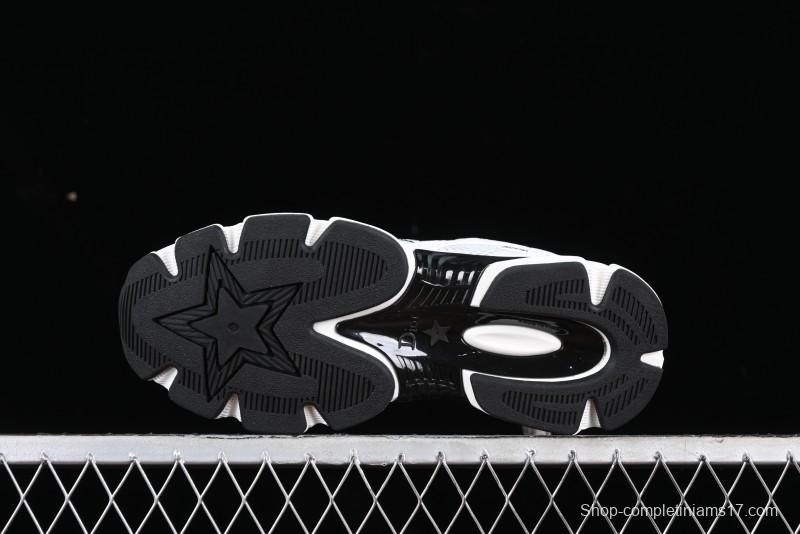 Dior Chrono Round Toe Lace-Up Lifestyle Casual Running Shoes - 59K GREY