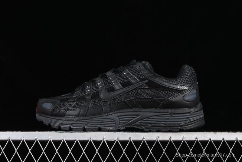 Nike P-6000 PRM Retro Casual Sneakers with Vintage Running Shoe Design - FQ8732-010
