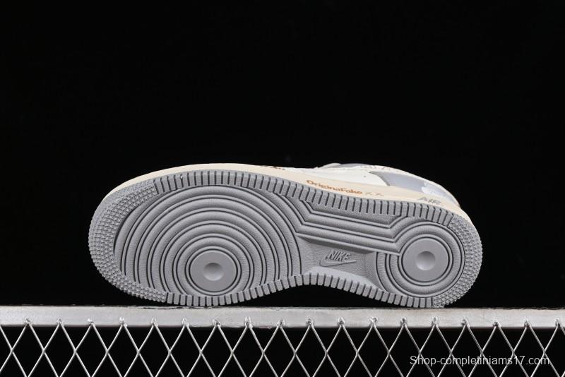 Nike Air Force 1 '07 Low x Kaws Casual Sneakers with Full-Length Air Cushion - CW2288-207