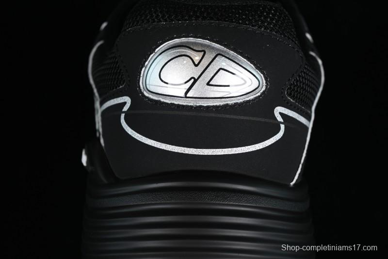 Dior B30 Sneakers with Reflective CD30 Logo and Lightweight Rubber Sole - CD30