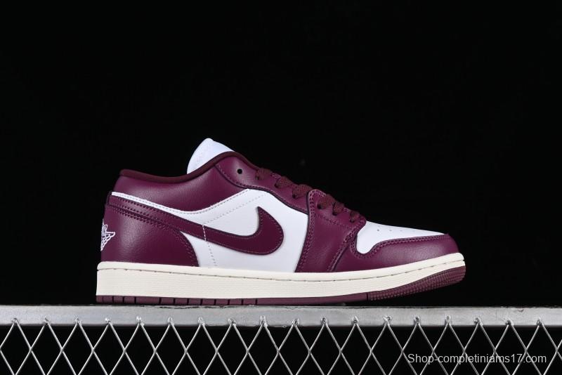 Nike Air Jordan 1 Low AJ1 White Rose Pink Low Top Casual Sneakers DC0774-161