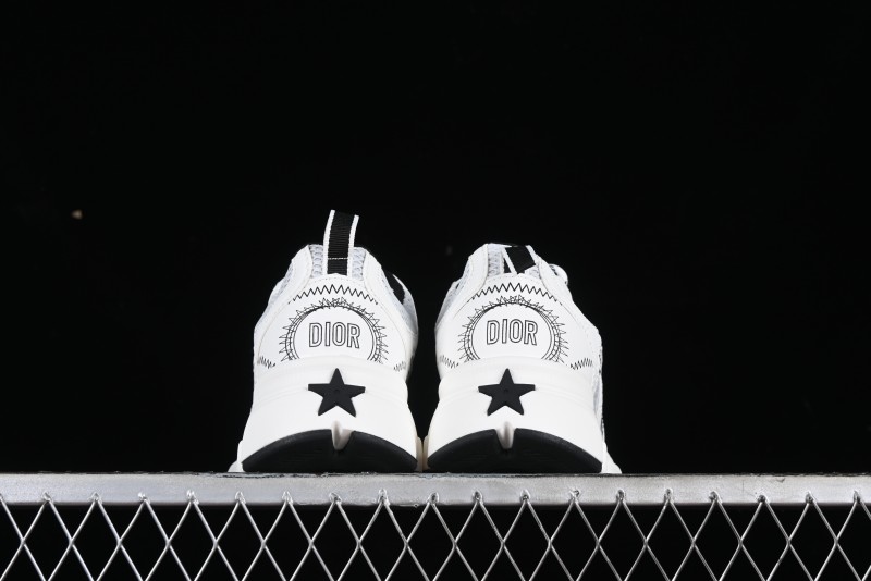 Dior Chrono Round Toe Lace-Up Lifestyle Casual Running Shoes - 59K GREY