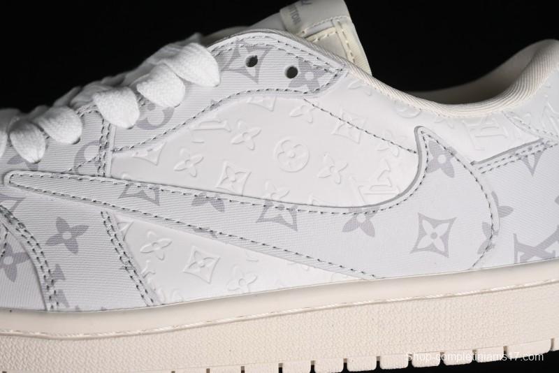 Nike Air Jordan 1 Low OG SP Travis Scott x Fragment Design Collaboration Sneakers - LX1988-700