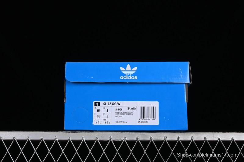 Adidas Originals SL 72 Retro Running Shoes with Ecotex Tongue and EVA Midsole - IE3428