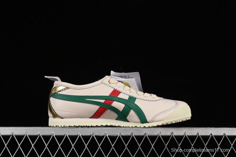 Onitsuka Tiger Mexico 66 Low-Top Leather Sneakers for Casual Running - 1183B511-200