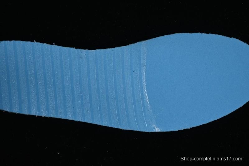 Nike Air Jordan 1 Low Flight Vintage Casual Sneakers with Distressed White-Blue Design - FV8439-104