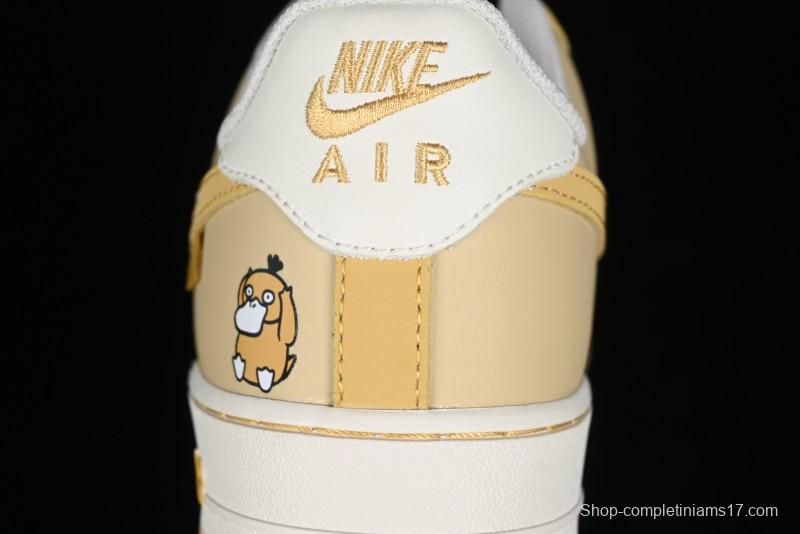 Nike Air Force 1'07 Low "Psyduck" Casual Sneakers - DB3301-661