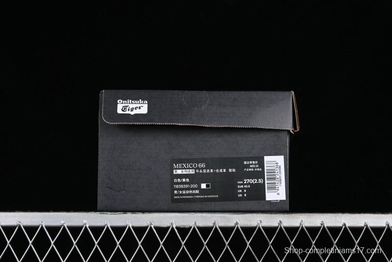 Onitsuka Tiger Mexico 66 Low-Top Leather Casual Running Shoes - 1183B391-200
